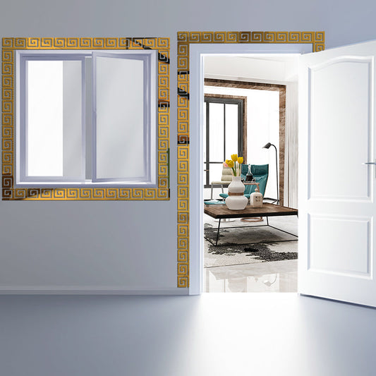 Border Greek Mirror Wall Sticker