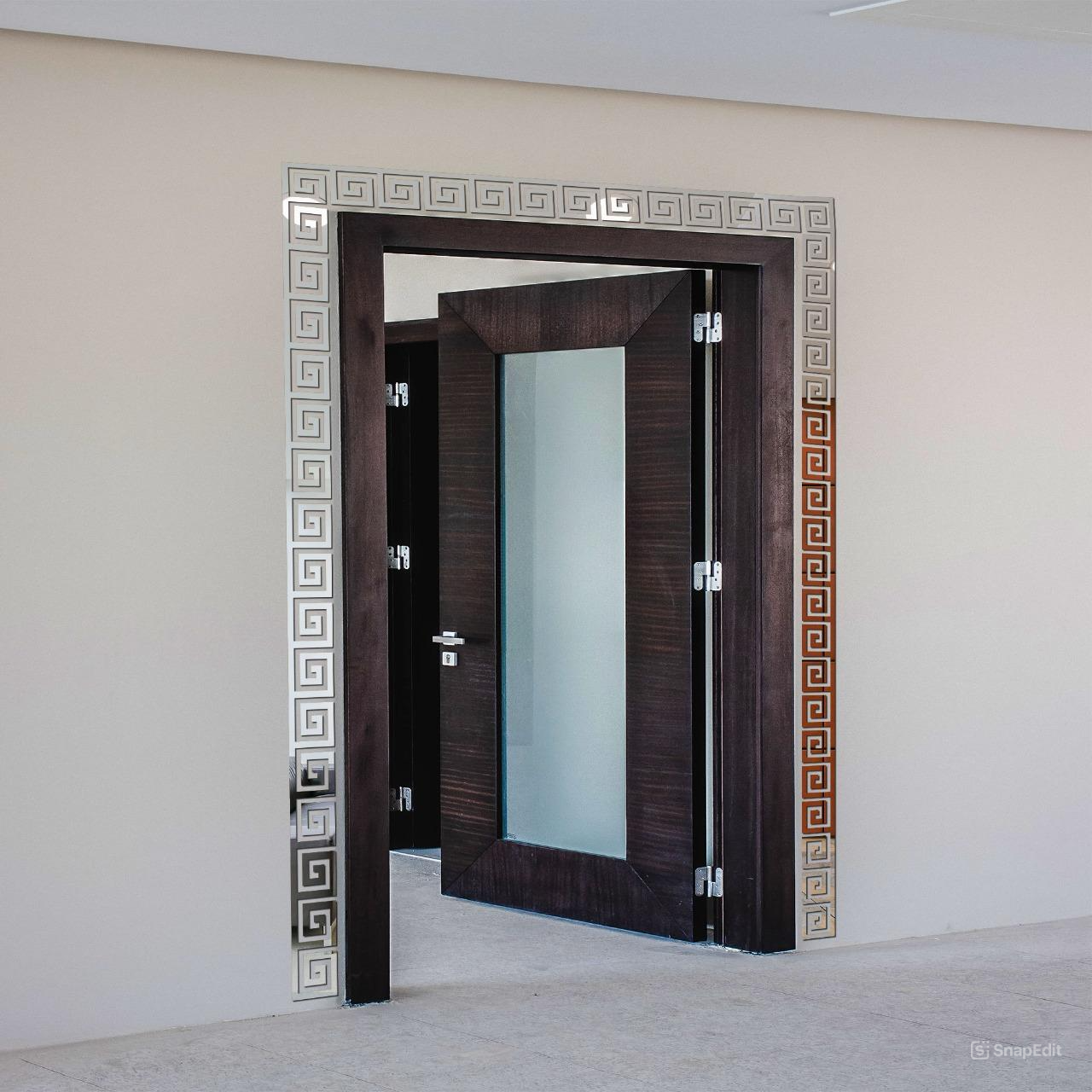 Border Greek Mirror Wall Sticker