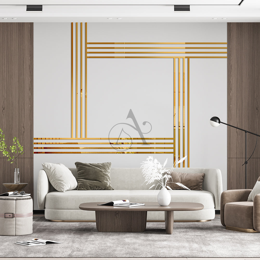 Acrylic Strips Mirror Wall Decor & Home Decor