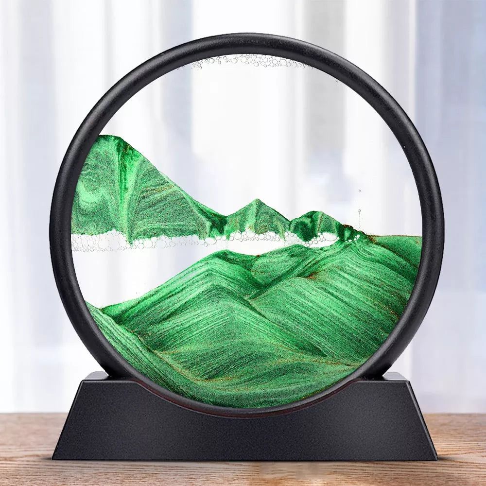 3D Moving Sand Art Lamp, Sand Lamp, Flowing Sand Painting