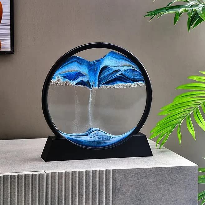 3D Moving Sand Art Lamp, Sand Lamp, Flowing Sand Painting