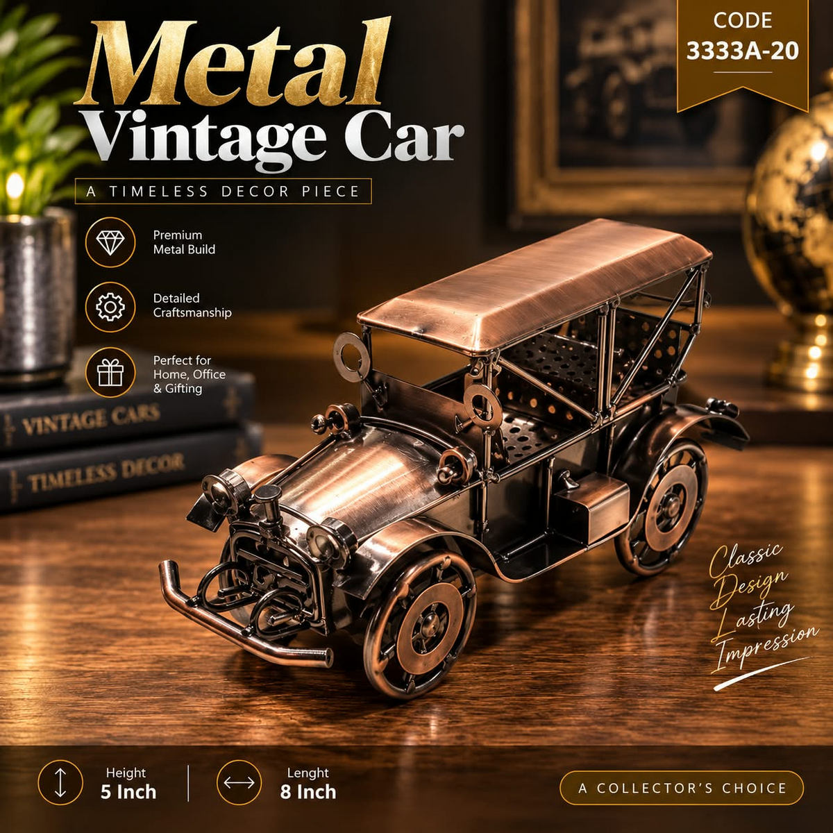 Metal Vintage Car