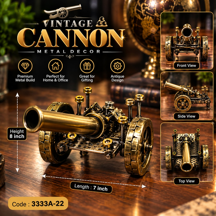Metal Vintage cannon