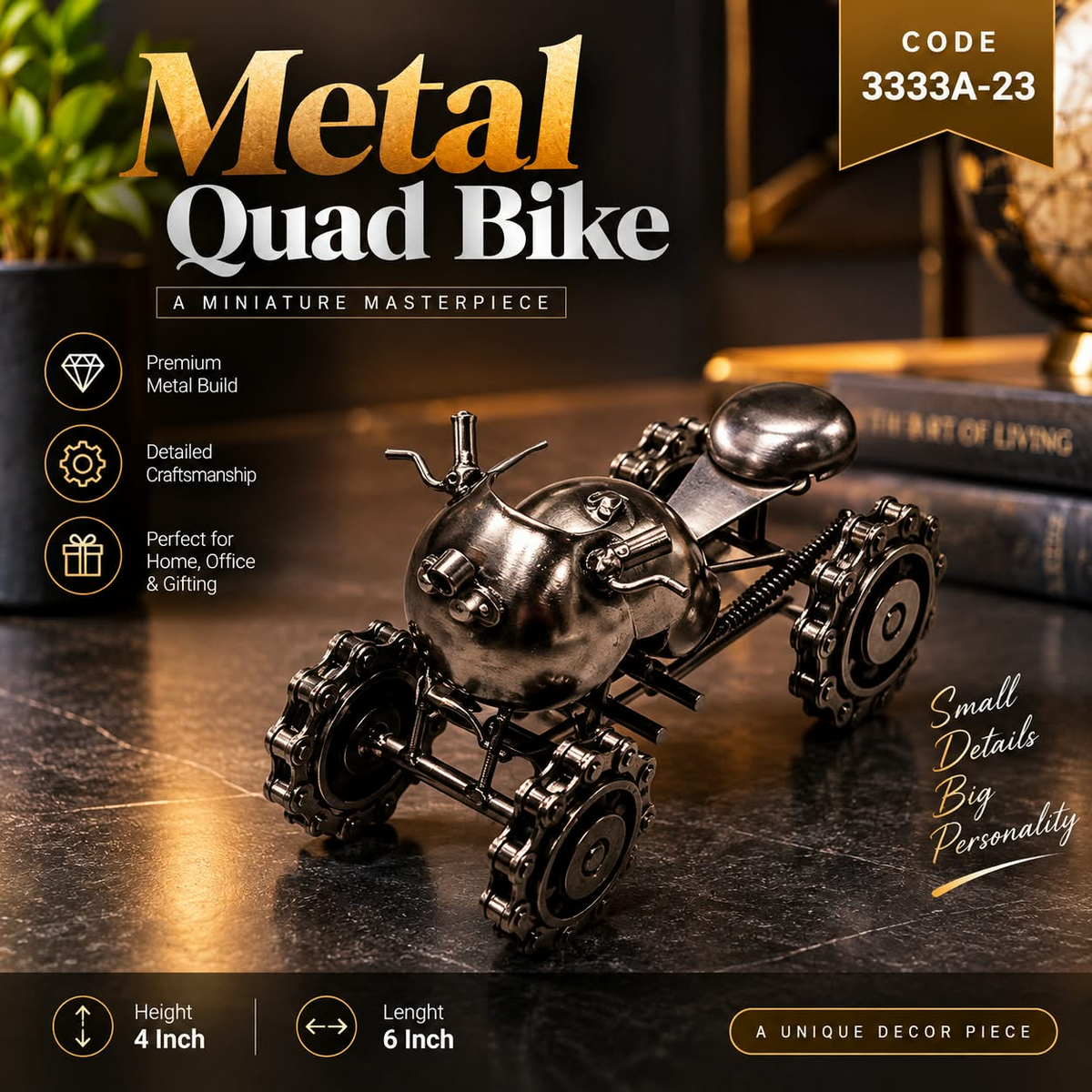Metal 4 Wheel Bike