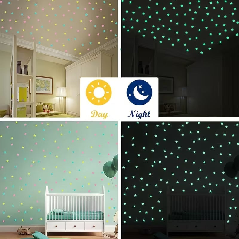 Glowing Stars for Ceiling Luminous Wall Sticker