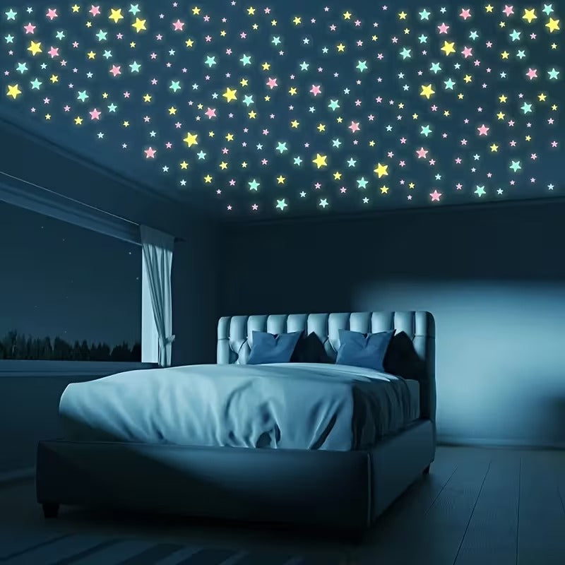 Glowing Stars for Ceiling Luminous Wall Sticker